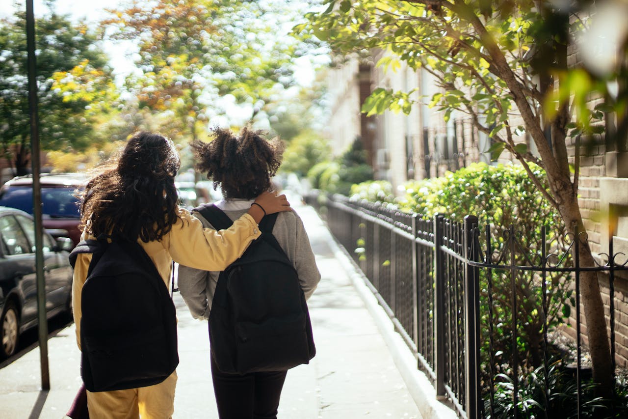 women walking