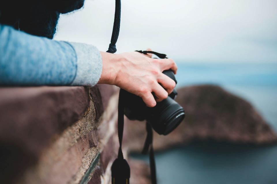 Man holding camera